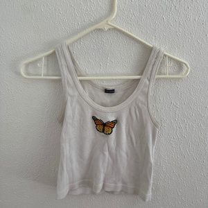Brandy Melville Butterfly Tank